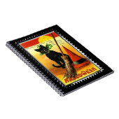 Carnet Casquette des sorcières assis de Halloween Kitty (Côté Droit)