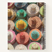 Carnet Casquettes tissés colorés (Dos)