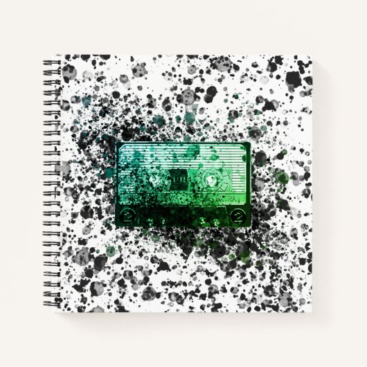 Carnet Cassette audio rétro (Devant)