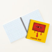 Carnet Cassette Cœur Rouge (Intérieur)