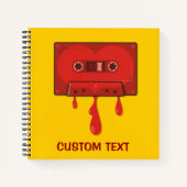 Carnet Cassette Cœur Rouge (Devant)