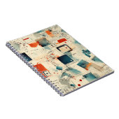 Carnet Cassette d'appareil photo sarcelle rétro Éphémère (Côté Droit)