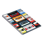 Carnet Cassettes compactes. Lot. plat d'illustration vint (Côté Droit)
