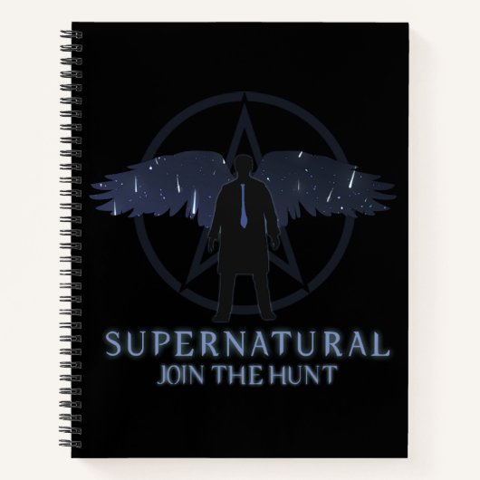 Carnet Castiel surnaturel Tombant étoiles Graphisme (Devant)