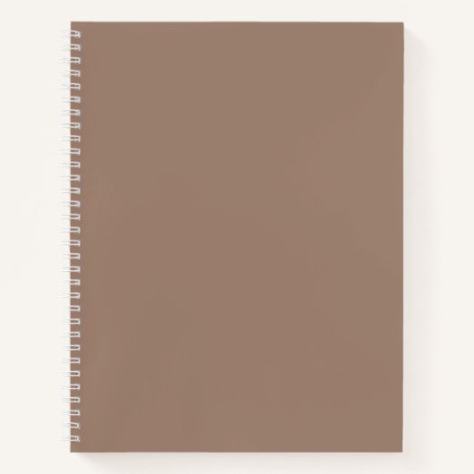 Carnet Castor (couleur solide) (Devant)