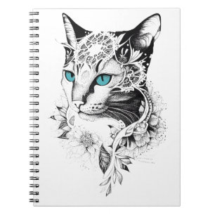 Carnet Cat Animaux Animaux Animaux Illustration Art tatou