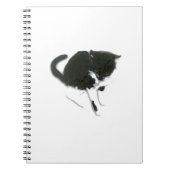 Carnet Cat Artwork noir et blanc Kitty (Devant)