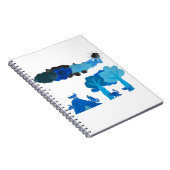 Carnet Cat bleu (Côté Droit)