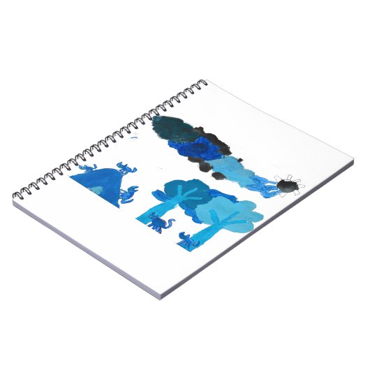 Carnet Cat bleu (Côté gauche)