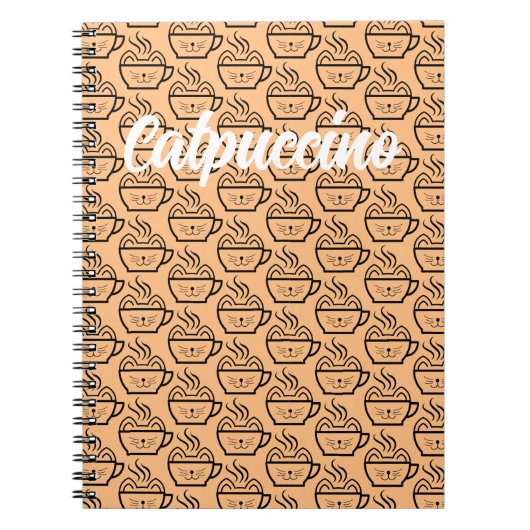 Carnet Cat Cafe motif (Devant)