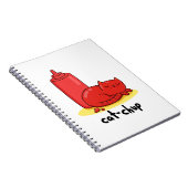 Carnet Cat-chup Drôle de Ketchup Rouge Chat Blague (Côté Droit)