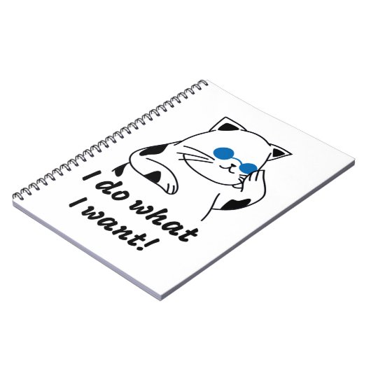 CARNET CAT COOL (Côté gauche)