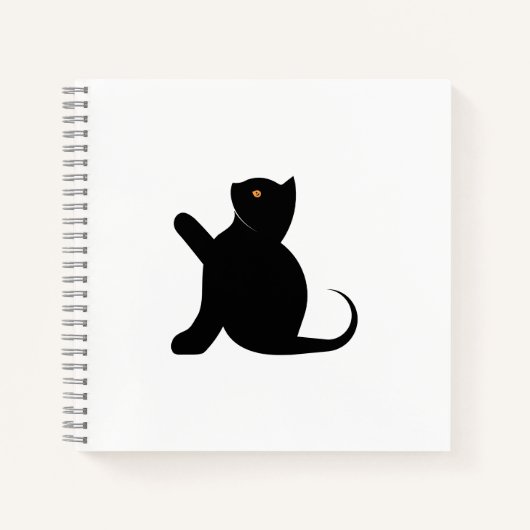 Carnet Cat dit bonjour (Devant)