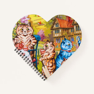 Carnet Cat Garden Party