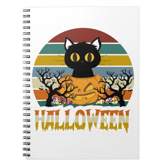 Carnet Cat Halloween (Devant)