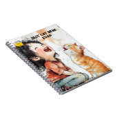 Carnet Cat lover Mom Photo orange (Côté Droit)