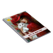 Carnet Cat lover Mom Photo orange (Côté Droit)