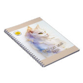 Carnet Cat lover Mom Photo orange (Côté Droit)