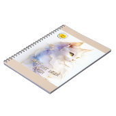 Carnet Cat lover Mom Photo orange (Côté gauche)
