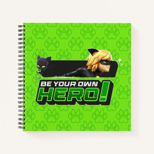 Carnet Cat Noir | Soyez votre propre héros (Devant)