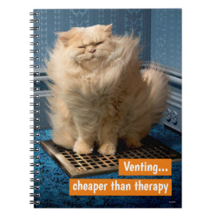 Carnet Cat sur Gris