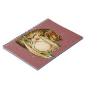 Carnet Cat Teacup Cute Vintage Victorien (Côté gauche)