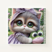 Carnet Cat with Frog, by Natasha Us   (Dos)