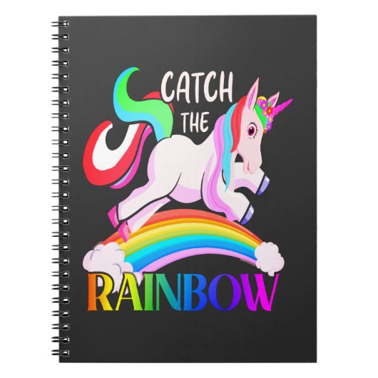 Carnet Catch the Rainbow - Unicorn Designs-15989 (Devant)