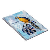 Carnet Catcher de rêve bleu exotique (Côté Droit)