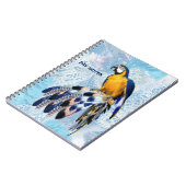 Carnet Catcher de rêve bleu exotique (Côté gauche)