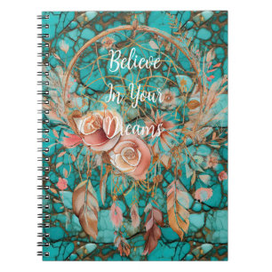 Carnet Catcher de rêve Turquoise