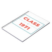 Carnet Catégorie 1971 (Côté gauche)