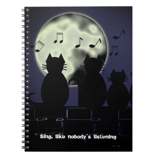 Carnet caterwaugh au clair de lune (Devant)