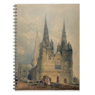 Carnet Cathédrale de Lichfield, le Staffordshire, 1794