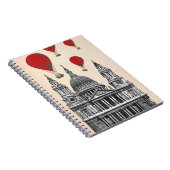 Carnet Cathédrale de St Pauls et Ballons Red Hot Air (Côté Droit)