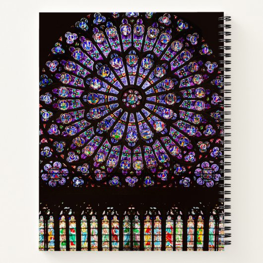 Carnet Cathédrale Notre-Dame de Paris Rose (Dos)