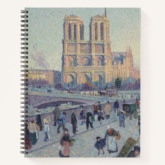 Carnet Cathédrale Notre-Dame Paris France Peinture classi (Devant)
