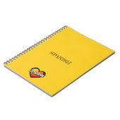 Carnet Catherine Cœur Jaune (Côté gauche)