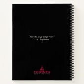 Carnet Catholique Grégorien Chant Hymne de Pâques Élégant (Dos)