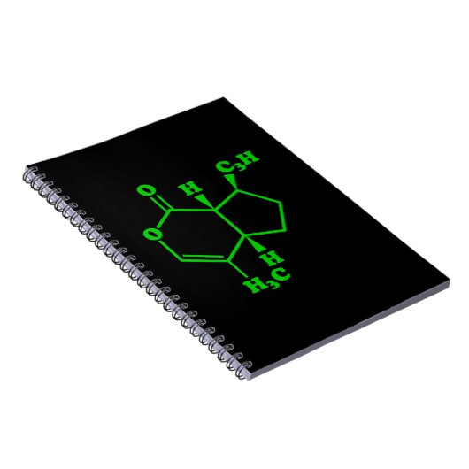 Carnet Catnip Nepetalactone Molecular Chemical Formula (Côté Droit)