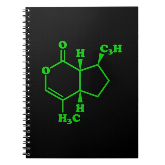 Carnet Catnip Nepetalactone Molecular Chemical Formula (Devant)