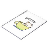 Carnet Catpuccino Funny Kitty Chat En Pun De Coupe (Côté gauche)