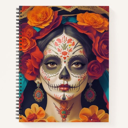 Carnet Catrina Day Of The Dead 1 (Devant)