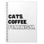 Carnet Cats Café Féminisme (Devant)
