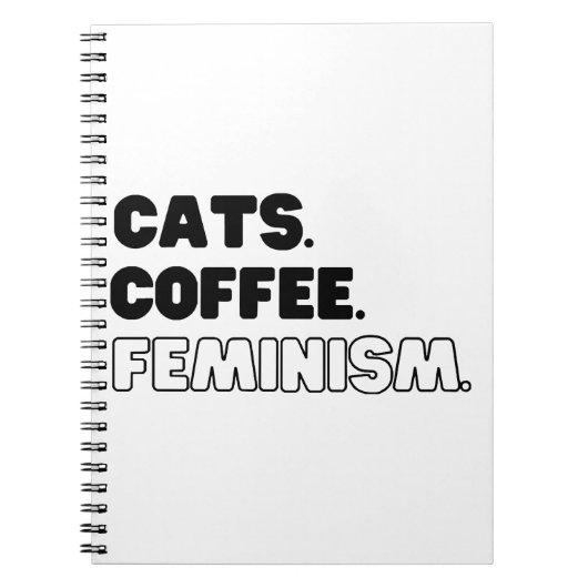 Carnet Cats Café Féminisme (Devant)