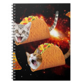 Carnet Cats inside space tacos (Devant)