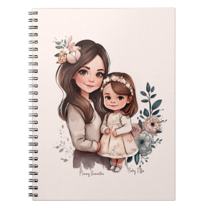 Carnet Caution adorable mère et fille (3)
