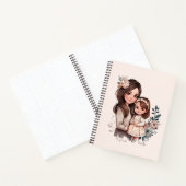 Carnet Caution adorable mère et fille (3) (Intérieur)