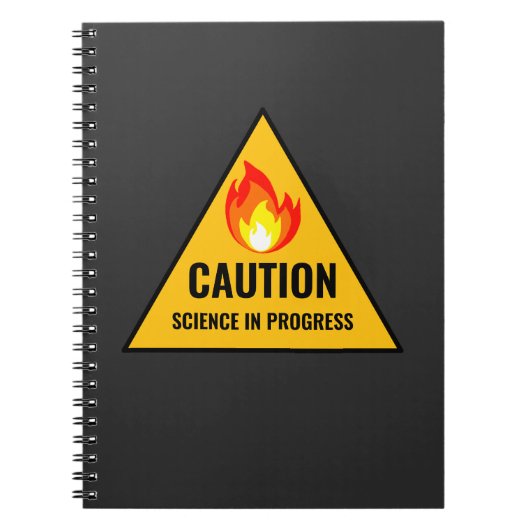 Carnet Caution Science in Progress (Devant)