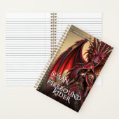 Carnet Cavalier de dragon de fantasy Aventure mythique (À l'intérieur)